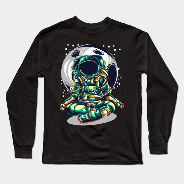 Abstracts Space Long Sleeve T-Shirt by Sensible